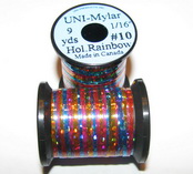 ������� ������ UNI mylar 9 yds 1/16 # 10 hol rainbow